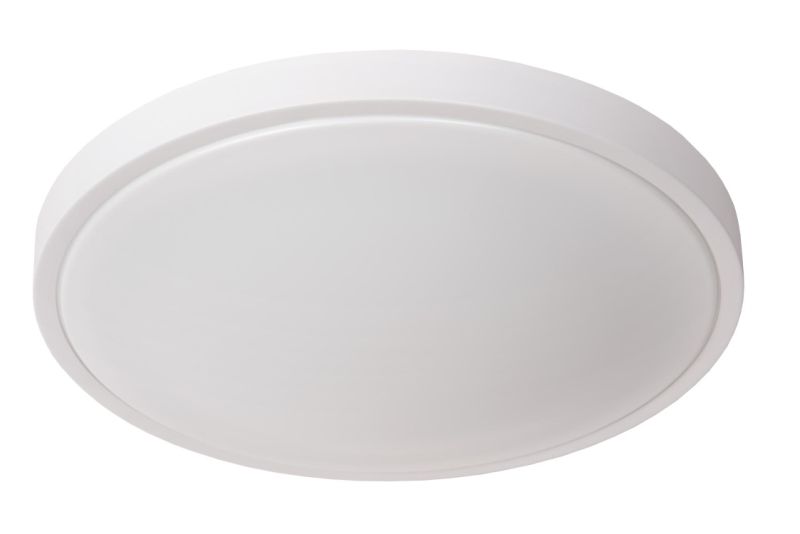 Lucide DASHER - Zapustené stropné svietidlo Kúpeľňa - Ø 41 cm - LED - 1x24W 2700K - IP44 - Biela